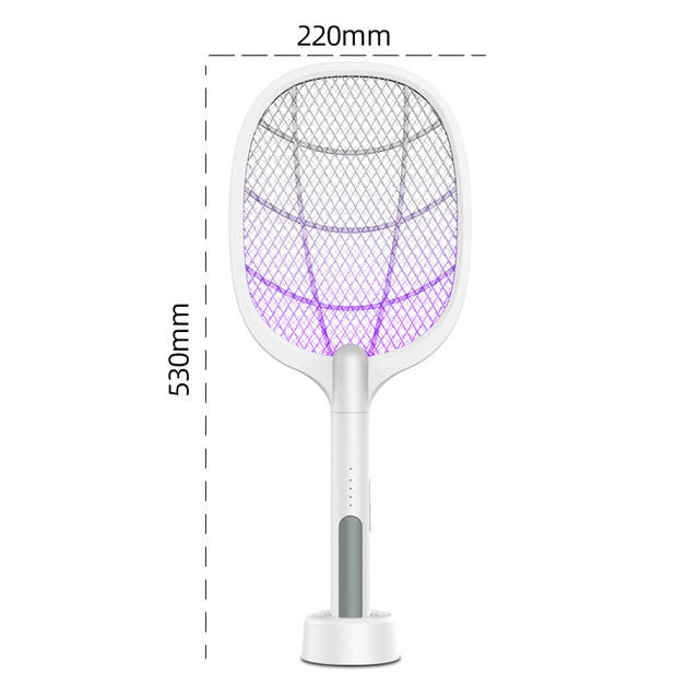 USB Rechargeable Electric Mosquito Killer Lamp with Swatter