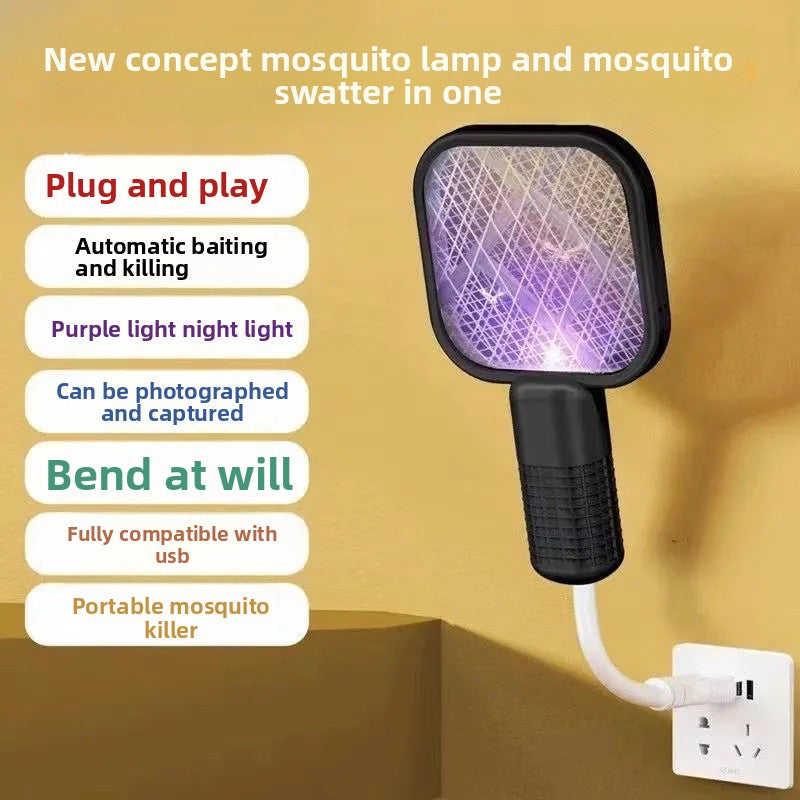USB Rechargeable Electric Mosquito Swatter