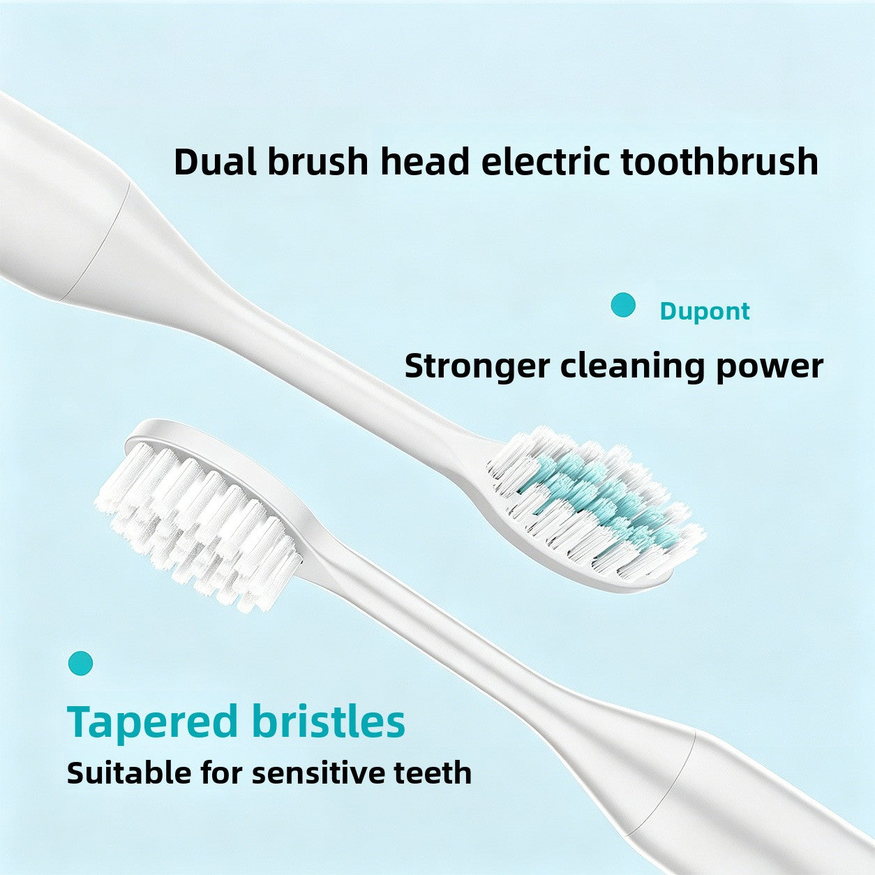 USB Rechargeable Electric Toothbrush with Travel Case