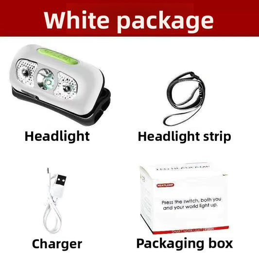 usb rechargeable fishing headlamp