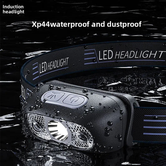 usb rechargeable fishing headlamp