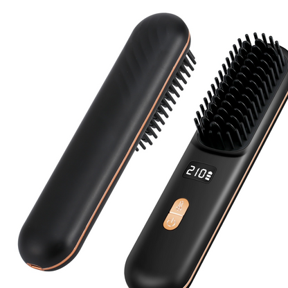 USB Rechargeable Hair Straightener Comb