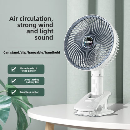 USB Rechargeable Handheld Desk Fan