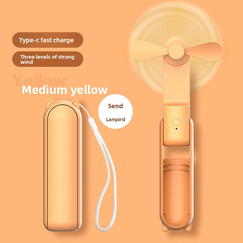 USB Rechargeable Handheld Folding Fan