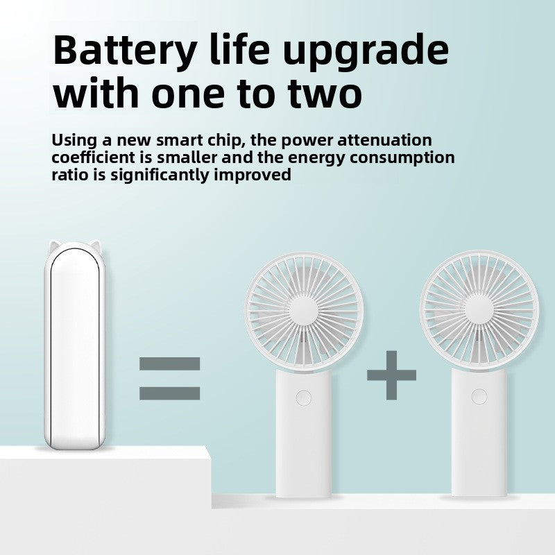 USB Rechargeable Handheld Folding Fan