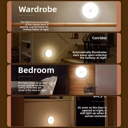 USB Rechargeable Human Sensor Night Light