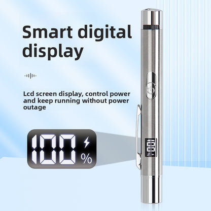 USB Rechargeable Laser Cat Teaser Pen with Battery Display