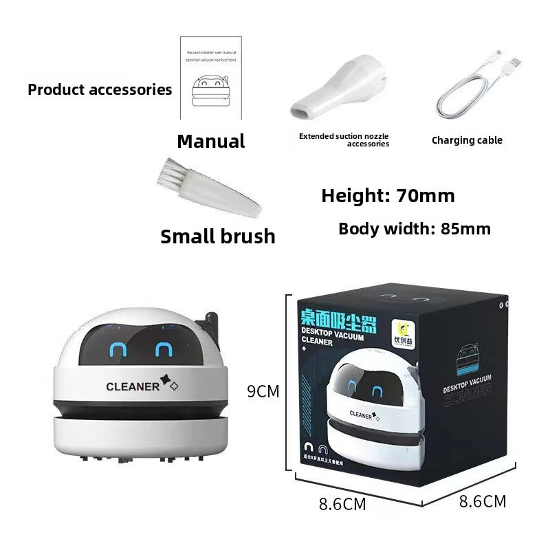 USB Rechargeable Mini Desktop Vacuum Cleaner