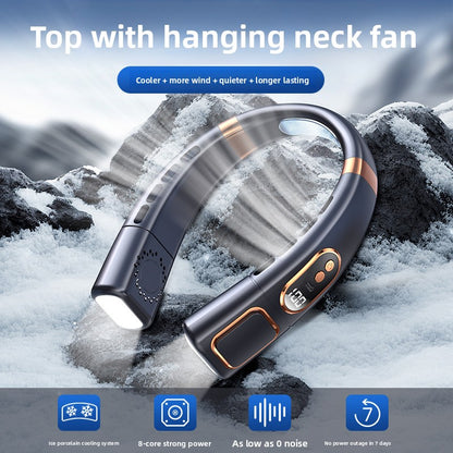 USB Rechargeable Neck Fan with Adjustable Speeds