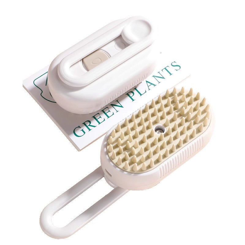 USB Rechargeable Pet Grooming Comb with Spray Function