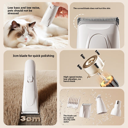 USB Rechargeable Pet Nail Grinder and Hair Clipper