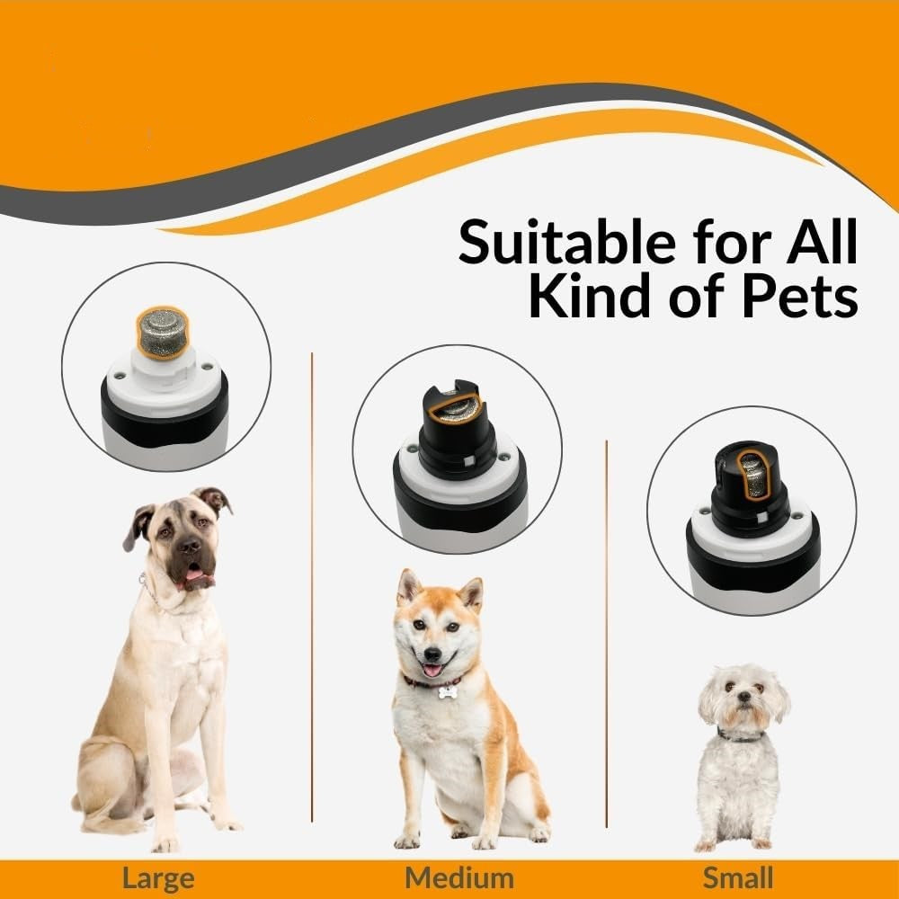 USB Rechargeable Pet Nail Grinder with LED Light