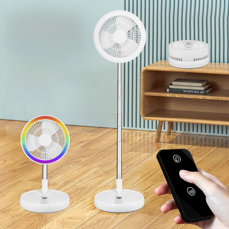 USB Rechargeable Portable Desktop Fan with Quiet Operation