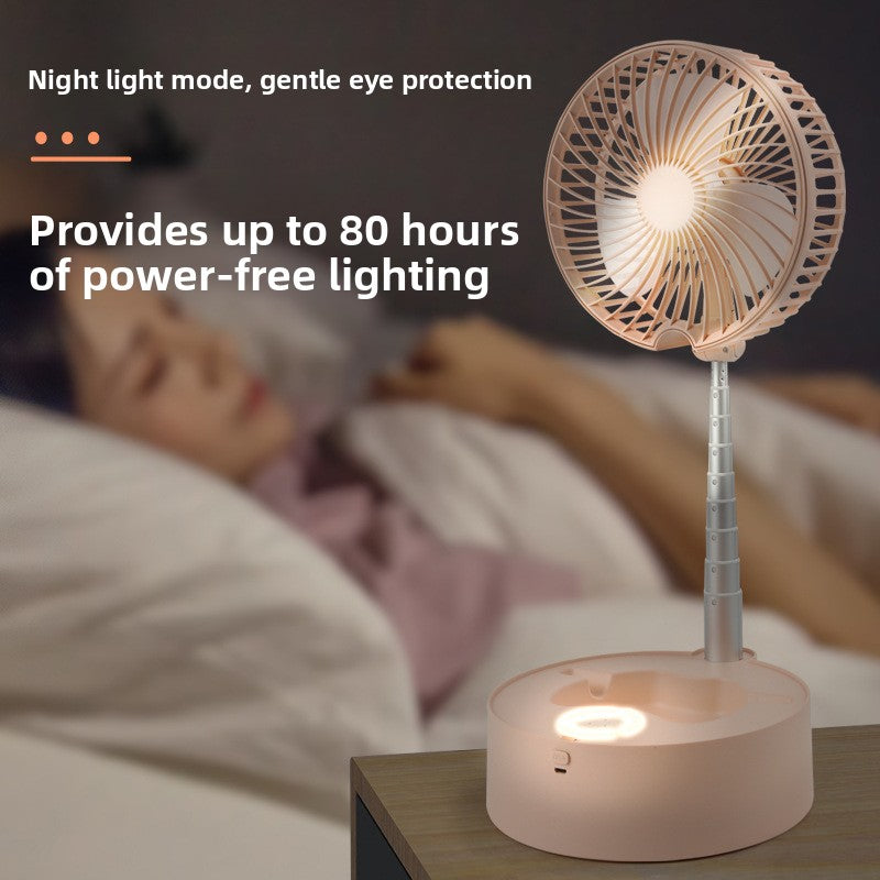 USB Rechargeable Portable Desktop Fan with Quiet Operation