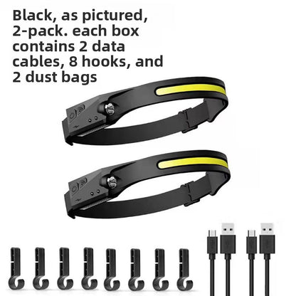 USB Rechargeable Sensor Headlamp
