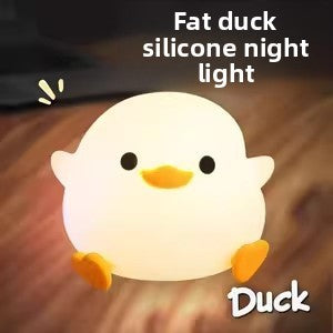 USB Rechargeable Silicone Duck Night Light