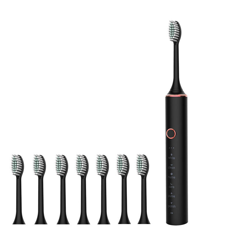 USB Rechargeable Sonic Electric Toothbrush with Multiple Cleaning Modes