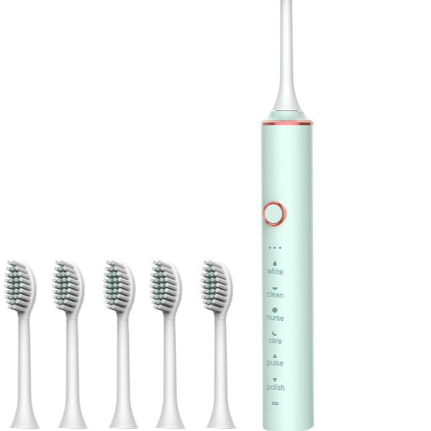 USB Rechargeable Sonic Electric Toothbrush with Multiple Cleaning Modes
