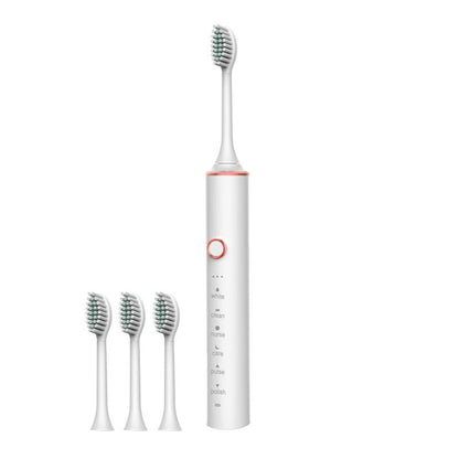 USB Rechargeable Sonic Electric Toothbrush with Multiple Cleaning Modes