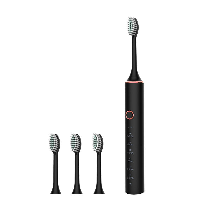 USB Rechargeable Sonic Electric Toothbrush with Multiple Cleaning Modes