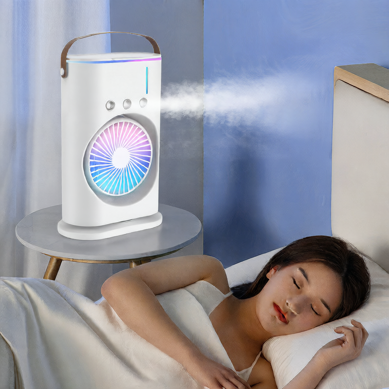 USB Rechargeable Spray Fan Air Cooler