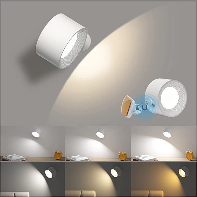 USB Rechargeable Touch Control Desk Lamp with Magnetic Base