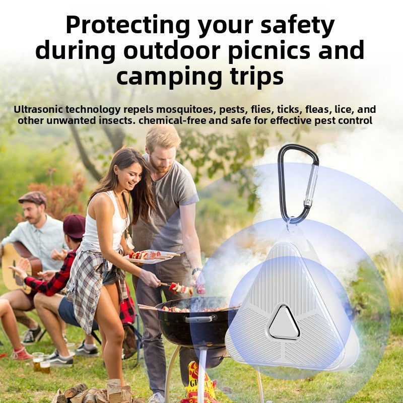 USB Rechargeable Ultrasonic Mosquito Repeller