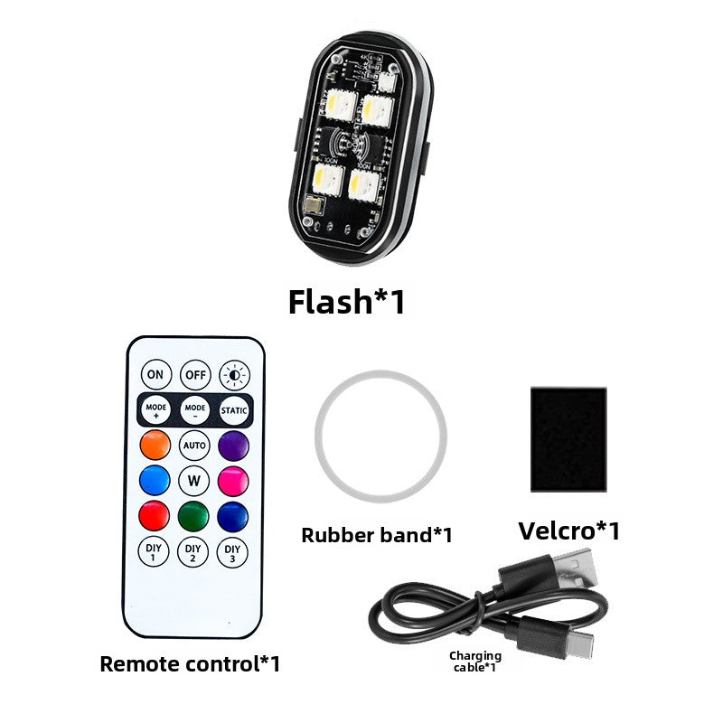 USB Rechargeable Waterproof LED Strobe Lights