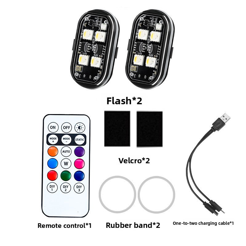 USB Rechargeable Waterproof LED Strobe Lights