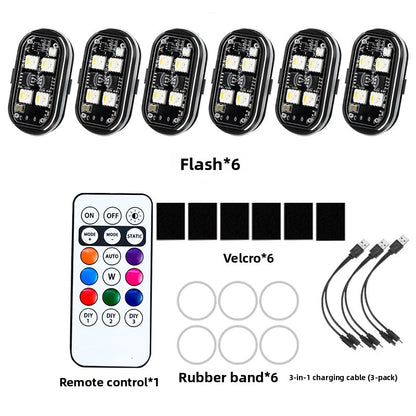 USB Rechargeable Waterproof LED Strobe Lights