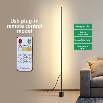 USB Remote Control LED Floor Lamp