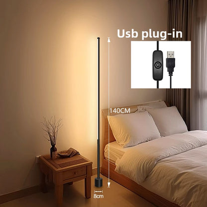 USB Remote Control LED Floor Lamp