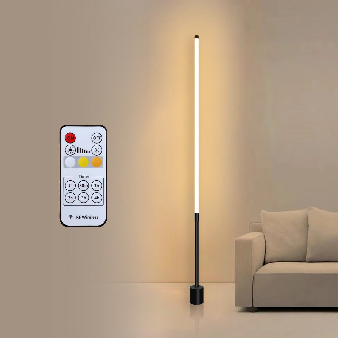 USB Remote Control LED Floor Lamp