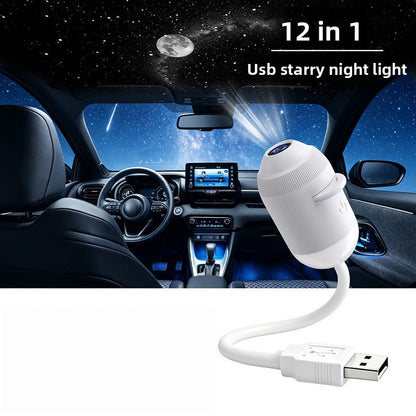 USB Star Projector with Interchangeable Galaxy Cards