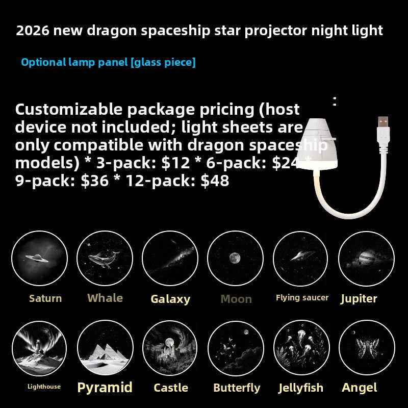USB Starry Projection Night Light