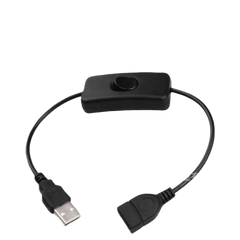 Usb cable 303 switch black 0.3m