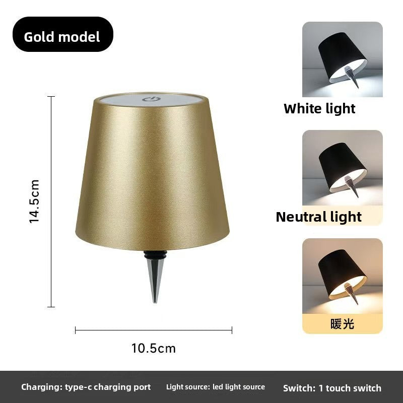 USB Touch Control Multicolor LED Table Lamp