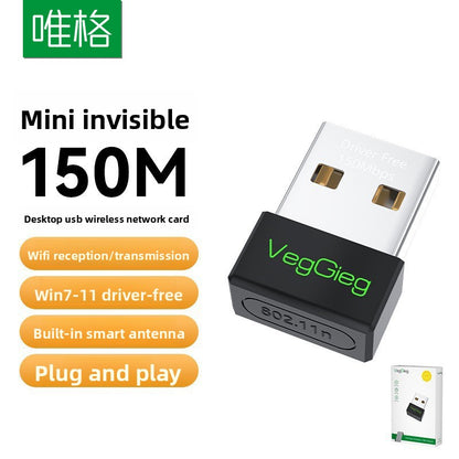 USB WIFI6 Wireless Network Adapter Dual Band 1400Mbps