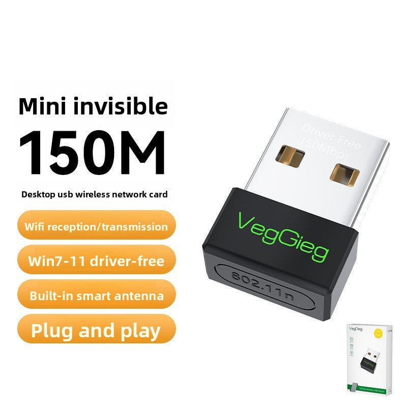 USB WIFI6 Wireless Network Adapter Dual Band 1400Mbps