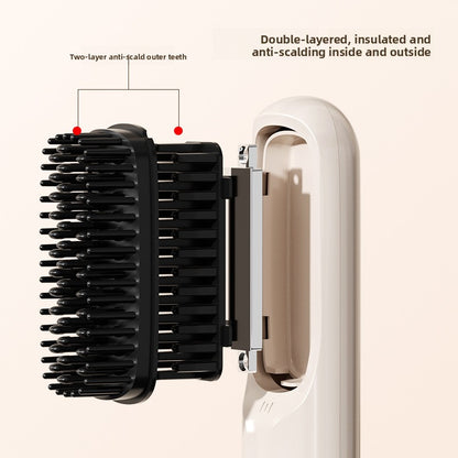USB Wireless Ceramic Hair Straightening Comb