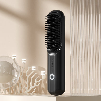 USB Wireless Ceramic Hair Straightening Comb