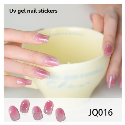 UV Gel Manicure Patch Semi-Cured Phototherapy Nail Stickers