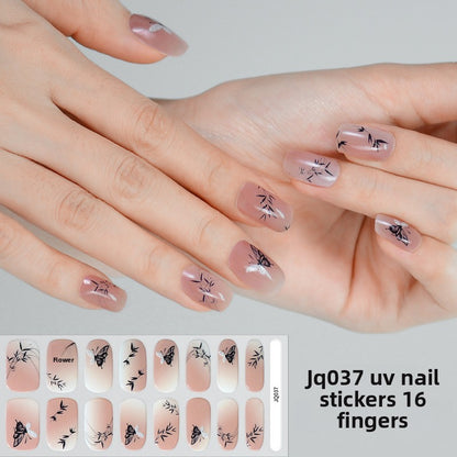 UV Gel Manicure Patch Semi-Cured Phototherapy Nail Stickers