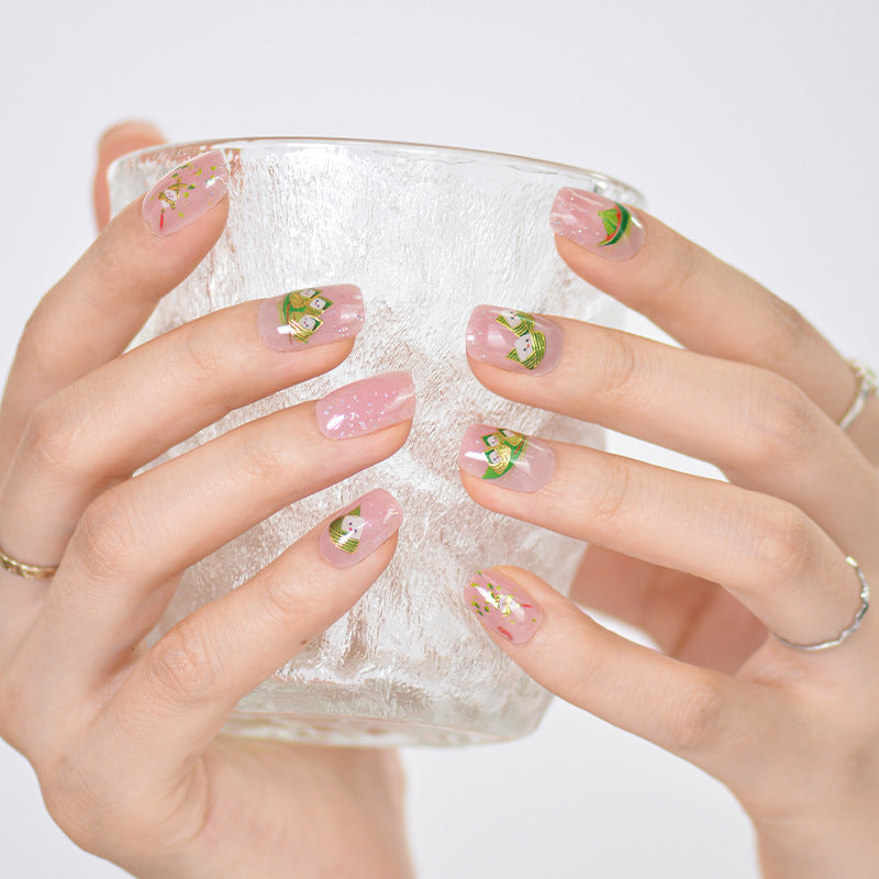 UV Gel Manicure Patch Semi-Cured Phototherapy Nail Stickers