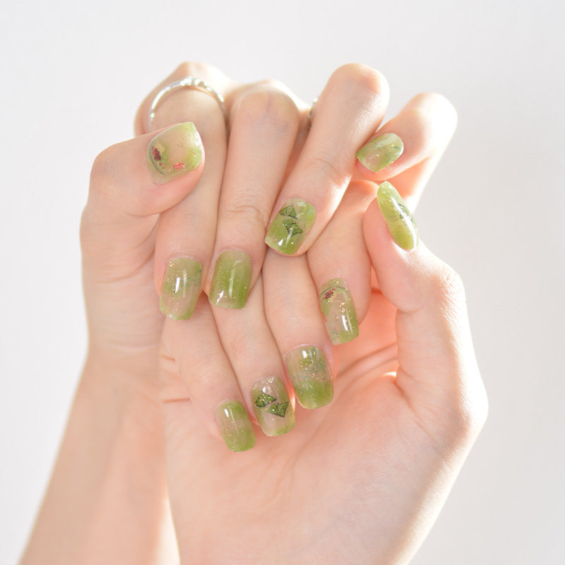 UV Gel Manicure Patch Semi-Cured Phototherapy Nail Stickers