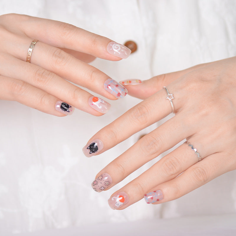 UV Gel Manicure Patch Semi-Cured Phototherapy Nail Stickers