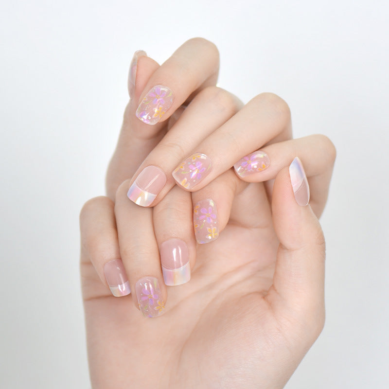 UV Gel Manicure Patch Semi-Cured Phototherapy Nail Stickers