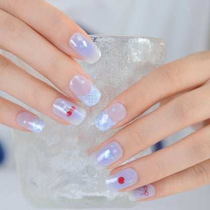 UV Gel Manicure Patch Semi-Cured Phototherapy Nail Stickers