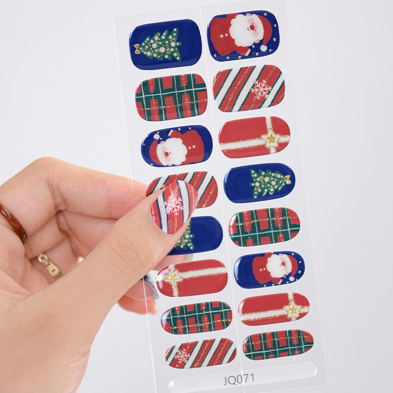 UV Gel Manicure Patch Semi-Cured Phototherapy Nail Stickers