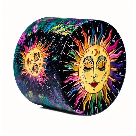 UV Printed Zinc Alloy Tobacco Grinder Four-Layer Metal Grinder